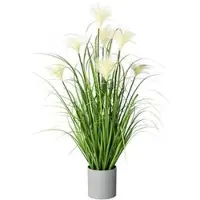 Creativ Green Kunstpflanze Riedgras, im Topf, Höhe 76 cm