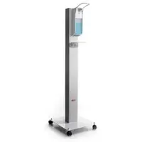Manuflex Desinfektionsspender Proficlean M, stehend, mit Armhebel, aus Metall, 1000ml