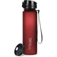 720°DGREE 720DGREE Trinkflasche uberBottle Imperial Red, 1 Liter, Kunststoff, rot, mit Sieb