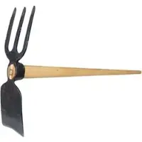 SHW Gartenhacke 53617, Doppelhacke, mit Stiel, aus Stahl, (LxB) 135 x 8 cm