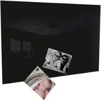 Colours-Manufaktur Magnettafel RAL 9005, 80 x 50cm beidseitig beschichtet, schwarz glänzend