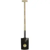 SHW Spaten 54817, Havau-Gärtnerspaten Profi, rundes Blatt, Länge 115cm