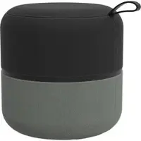 Köhl Sitzhocker KNOB BICOLOR, 101325, bis 110 kg, Stoff, schwarz / grau, 45 x 49 cm