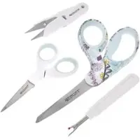 Westcott Büroschere Trendsetter E-1784400, 4er Set, 10,2 cm, 12,7 cm, 20,3 cm, Edelstahl, farbig