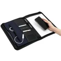 Böttcher-AG Schreibmappe Avanti Zip, schwarz, A4, Polyester, mit Tabletfach 12'' & Reißverschluss
