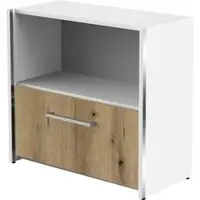 Kerkmann Kombischrank Move, asteiche / weiß, mit Hängeregisterauszug, (B/H) 80 x 76 cm