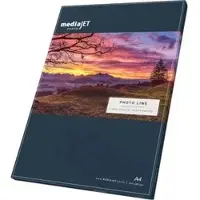 Mediajet Fotopapier Pearl 260 Smooth Lustre Duo für Inkjet, A4, 260 g/m2, beidseitig bedruckbar, glänzend, 50 Blatt