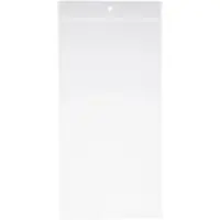 Böttcher-AG Sichttaschen mit Öse, A4 Lang, 0,18 mm, aus PVC, genarbt, 50 Stück