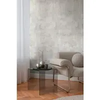 CosmoLiving by Cosmopolitan Vliestapete "Concrete Fototapete" matt strukturiert Moderne Wand in Betonoptik Grau