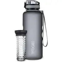 720°DGREE 720DGREE Trinkflasche uberBottle Stone Gray, 1,5 Liter, Kunststoff, grau, mit Fruchteinsatz