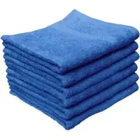 Dyckhoff Handtuch Planet Set, blau, 30 x 50 cm, Gästetuch mit Bordüre, aus 100% Baumwolle, 450 g/m2, 6 Stück
