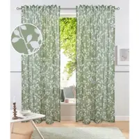 Otto Home Gardine "Issoire" Multifunktionsband 1 Stk. tlg. Wohnzimmer, Schlafzimmer, Esszimmer, gemustert und halbtransparent