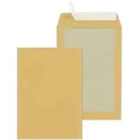 Mailmedia Versandtaschen braun, C4, ohne Fenster, haftklebend, Kraftpapier, 100 Stück