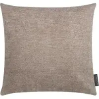 Magma Heimtex Magma-Heimtex Sofakissen Alfa, braun, mit Bezug in Velouroptik, 45x45 cm