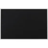 BI-Office Kreidetafel New Basic PM34012215, schwarz, Wandtafel mit weißem Holzrahmen, 58,5 x 38,5 cm