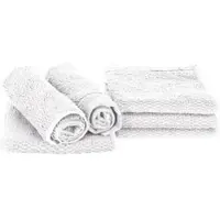 Möve frottana Waschlappen Pearl, snow, 30 x 30 cm, Seiftuch, aus 100% Baumwolle, 500 g/m2, 6 Stück