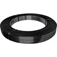 LINDER EXCLUSIV Linder Umreifungsband Stahlband, 12,7mm, lackiert & gewachst, 1000m, Packenwicklung, Rolle