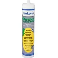 Beko Montagekleber Gecko 2453106 Hybrid POP, 310ml, Kleb- & Dichtstoff, schnellhaftend, grau/braun