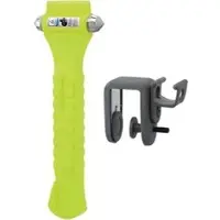 Lifehammer Nothammer Safety Hammer Classic-Glow, gelb, mit Gurtschneider und Federkörner, für LKW und Auto