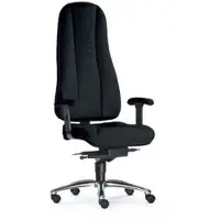 Sitwell gernot steifensand Chefsessel Dynamik, SY-75.200-L, schwarz, mit Stoffbezug, belastbar bis 130 kg