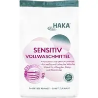 HAKA Waschmittel Sensitiv, ohne Aluminium, Pulver, Konzentrat, 3kg, Waschladungen 77