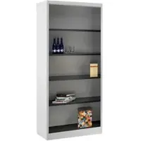 Mauser Stahlschrank ohne Türen grau, 95x195x42 cm