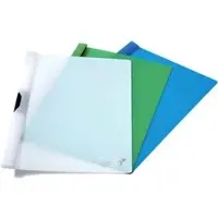 Rapesco Klemmhefter 1100 ECO, A4, für 30 Blatt, farbig sortiert, 10 Stück