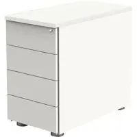 Kerkmann Standcontainer start up, weiß, mit 4 Schubladen, abschließbar, Tiefe 80cm