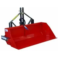 Geotech Hydraulische Heckschaufel für Traktor von 180 cm - Schwere Baureihe - Tragfähigkeit 700Kg