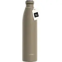 LARS NYSØM Lars-NysØm Trinkflasche Ren Taupe Brown, 1 Liter, Edelstahl, braun