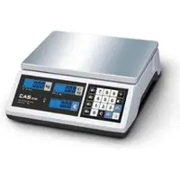 CAS Software CAS Waage ERJ, preisrechnend, Ladenwaage, GEEICHT, Wägebereich max. 6 kg, Ablesbarkeit 1g