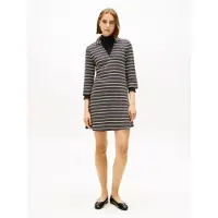 Tommy Hilfiger Kleid für den Alltag Modern Cody WW0WW47868 Schwarz Regular Fit