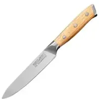 Moritz und Moritz Moritz&Moritz Kochmesser Allzweckmesser 5776, Akazienholzgriff, Edelstahl (1.4116), Klingenlänge 13 cm