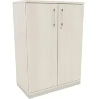 Fm Büromöbel Aktenschrank endless, aus Holz, abschließbar, 80 x 113,3 x 44,2cm (B/H/T), akazie