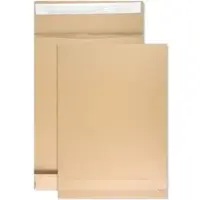 Netuno Faltentaschen B4, braun, ohne Fenster, haftklebend, 50 Stück