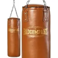 Bad Company Boxsack Retro, ungefüllt, 2,6 kg, für Erwachsene, 180 cm, mit Stahlkette zum Aufhängen