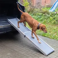 Trixie Teleskop-Hunderampe - Auto-Einstiegshilfe für Hunde, Alu