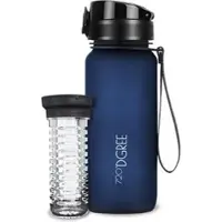 720°DGREE 720DGREE Trinkflasche uberBottle Sapphire Blue, 0,65 Liter, Kunststoff, blau, mit Fruchteinsatz