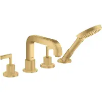 Hansgrohe Fertigmontageset Axor Citterio 4-L-BW-Rand-Arm, m HG, brush. gol opt