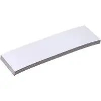 Sprintis Magnetschilder MSXX000908, weiß, 100 x 30 mm, für Handbeschriftung, 100 Stück