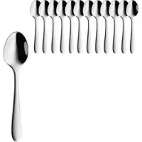 WMF Espressolöffel Professional Sara, 10,2 cm, Edelstahl 18/0, silber poliert, 12 Stück
