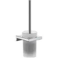 Hansgrohe AddStoris WC-Bürstengarnitur 10,5x12x34,2 cm Chrom