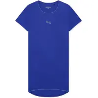 Schiesser Nachthemd "Casual Essentials" mit Statement-Print, Baumwolle, kurzärmelig, Rundhalsausschnitt