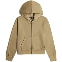 G-Star Washed Hoodie Zip Relaxed Sweatshirt - Beige - Damen - S
