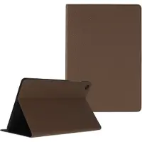 Selencia Riva Klapphülle für das Samsung Galaxy Tab A11 Plus - Mocha Brown