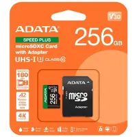 ADATA SPEED PLUS microSDXC 256 GB (UHS-I U3, Class 10, V30, A2)