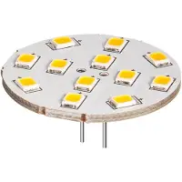 Goobay LED Tellerstrahler, 2 W, Sockel G4, ersetzt 20 W, warm-weiß, nicht dimmbar