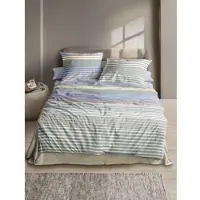 Irisette Bettwäsche "Lotus 8578", bunt (sky), B/L: 140cm x 200cm, 1 Stk., 1 Stk., Lyocell, B/L: 90cm x 70cm, 2 Stk., Lyocell, Obermaterial: 100% Lyocell, Bettwäsche, Bettwäsche
