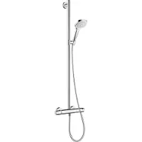 Hansgrohe Croma Select E SemiPipe 110 Multi mit Thermostat, Weiß/Chrom, 1 Stk.