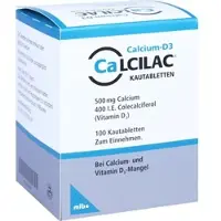 MIBE Calcilac Kautabletten 500 mg/400 I.e. 100 ST